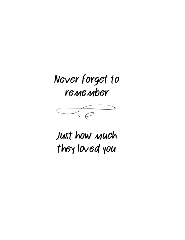 Never Forget