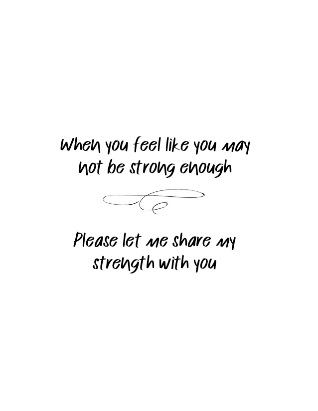 Strong Enough